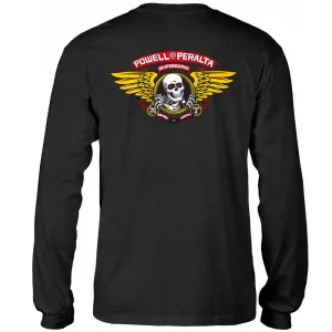Powell Peralta - Winged Ripper L/S Tee Charcoal Heather