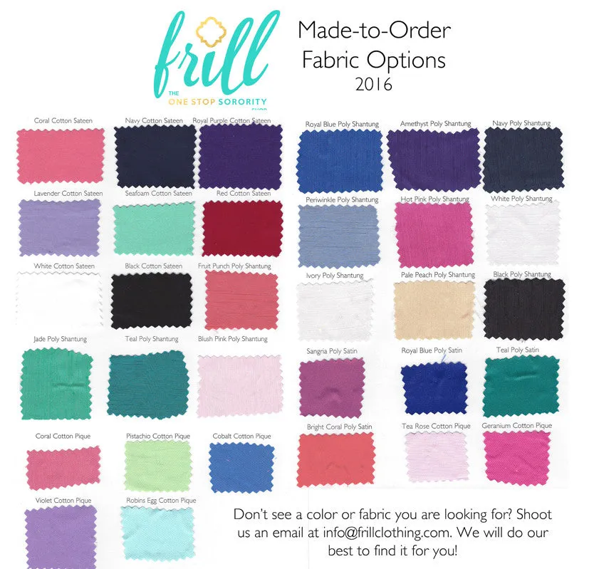 {Pre-Order} The Carolina Bow Skirt Made-to-Order