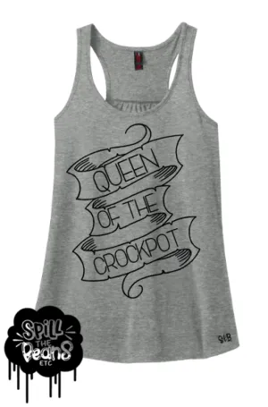 Queen Of The Crockpot Tee or Tank