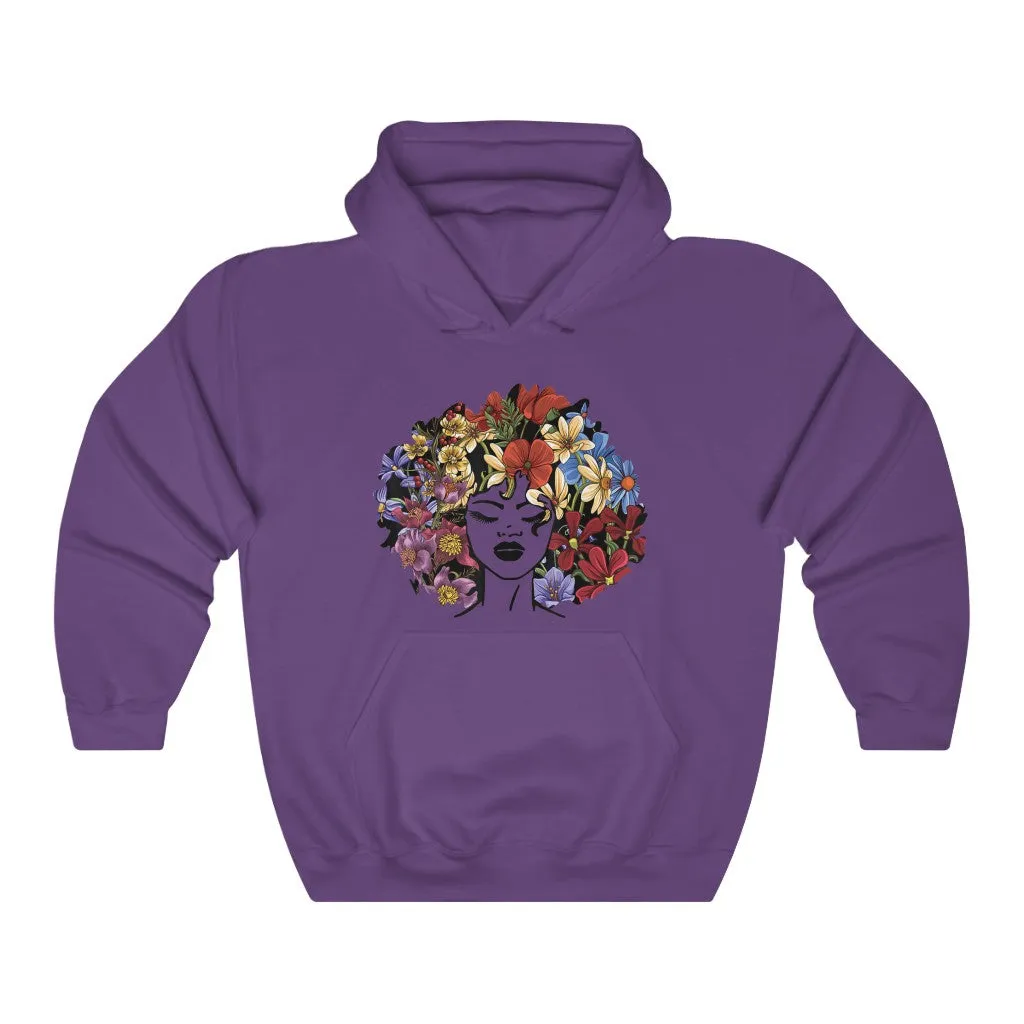 "BLOSSOMed" Afro Hoodie
