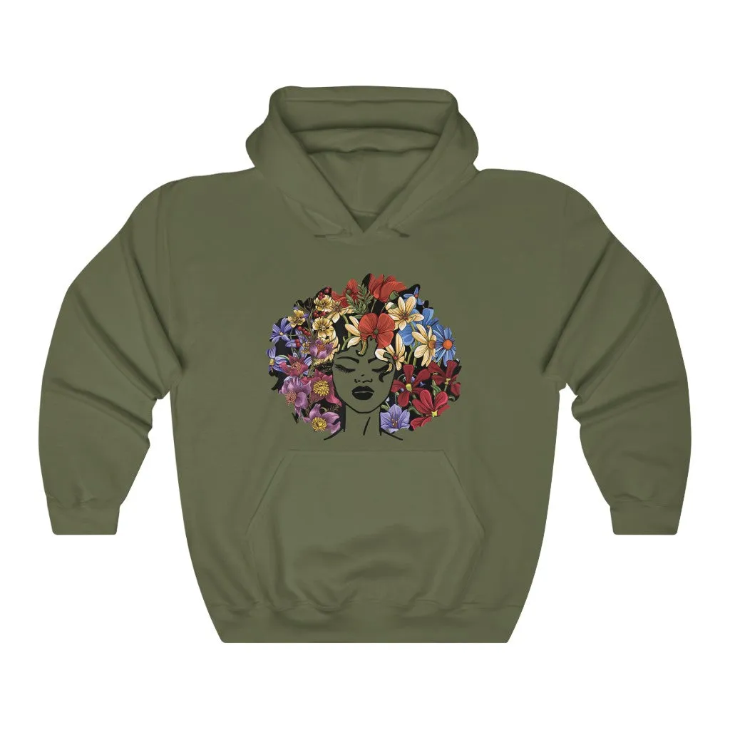 "BLOSSOMed" Afro Hoodie