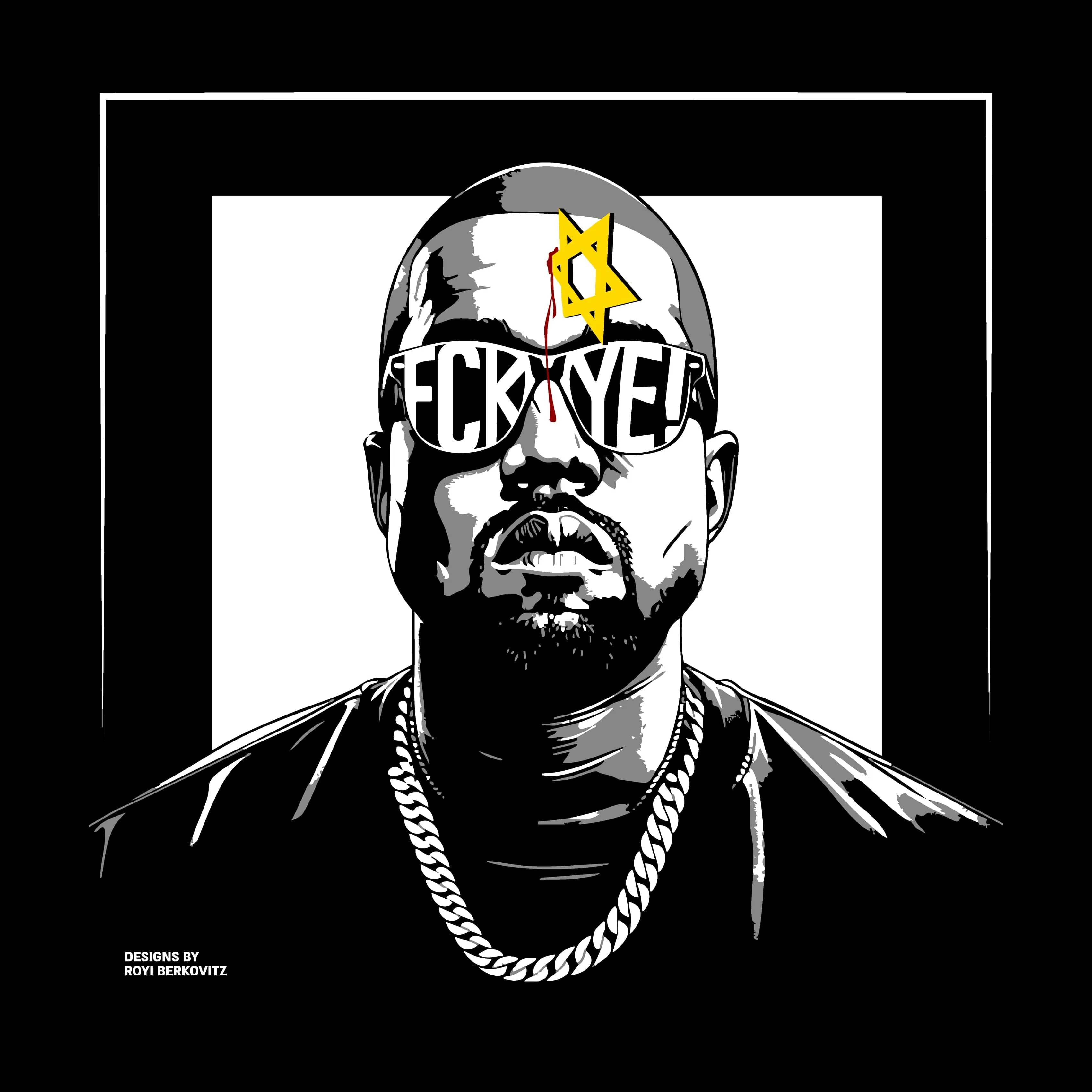 "FCK YE!" Black Custom Unisex Hoodie
