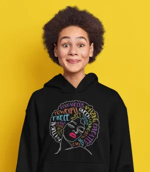 "NATURAL QUEEN" Afro Hoodie