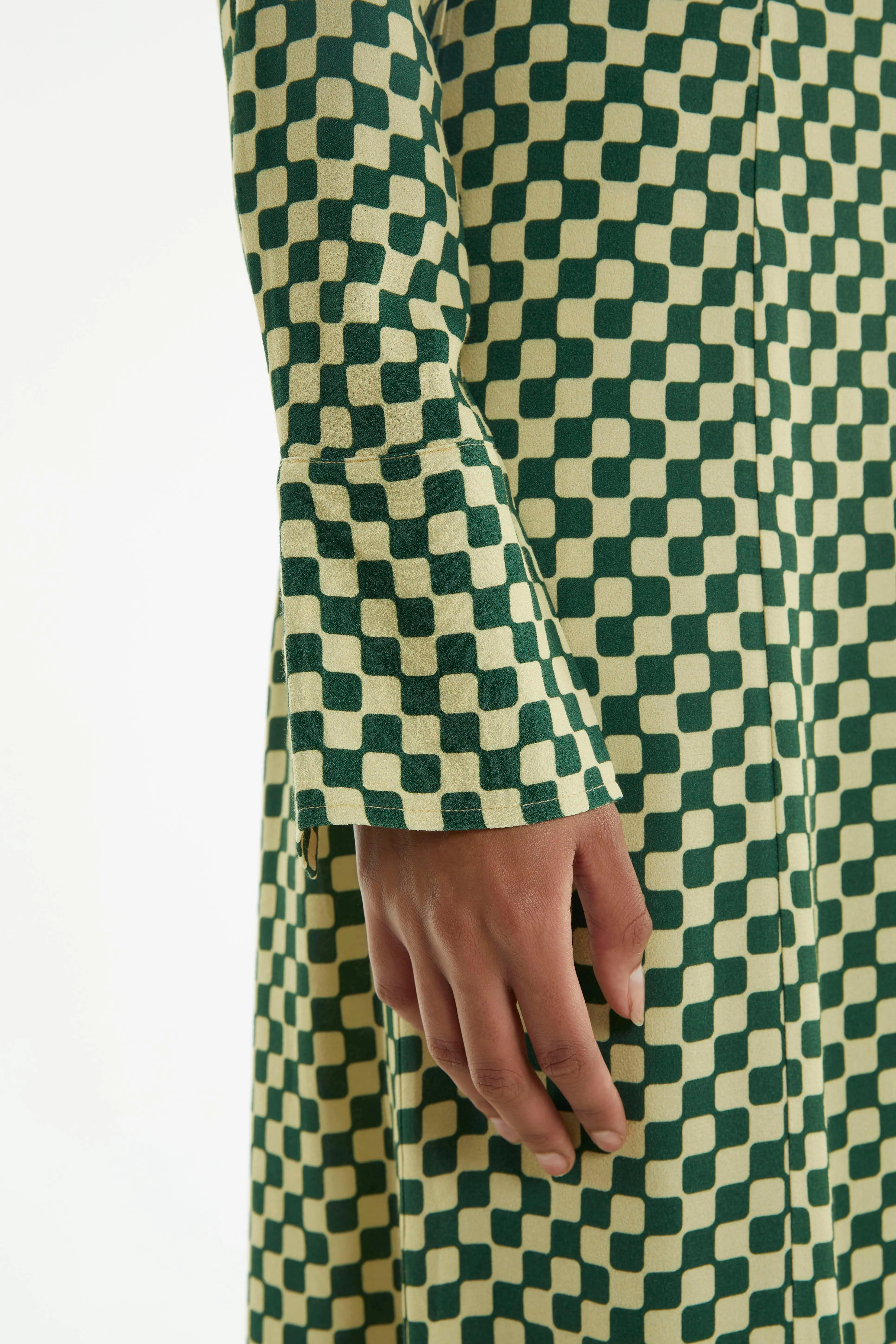 RETROSPECT MIDI SHIRT DRESS | CUBISM