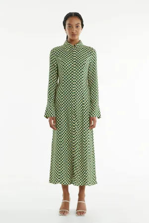 RETROSPECT MIDI SHIRT DRESS | CUBISM