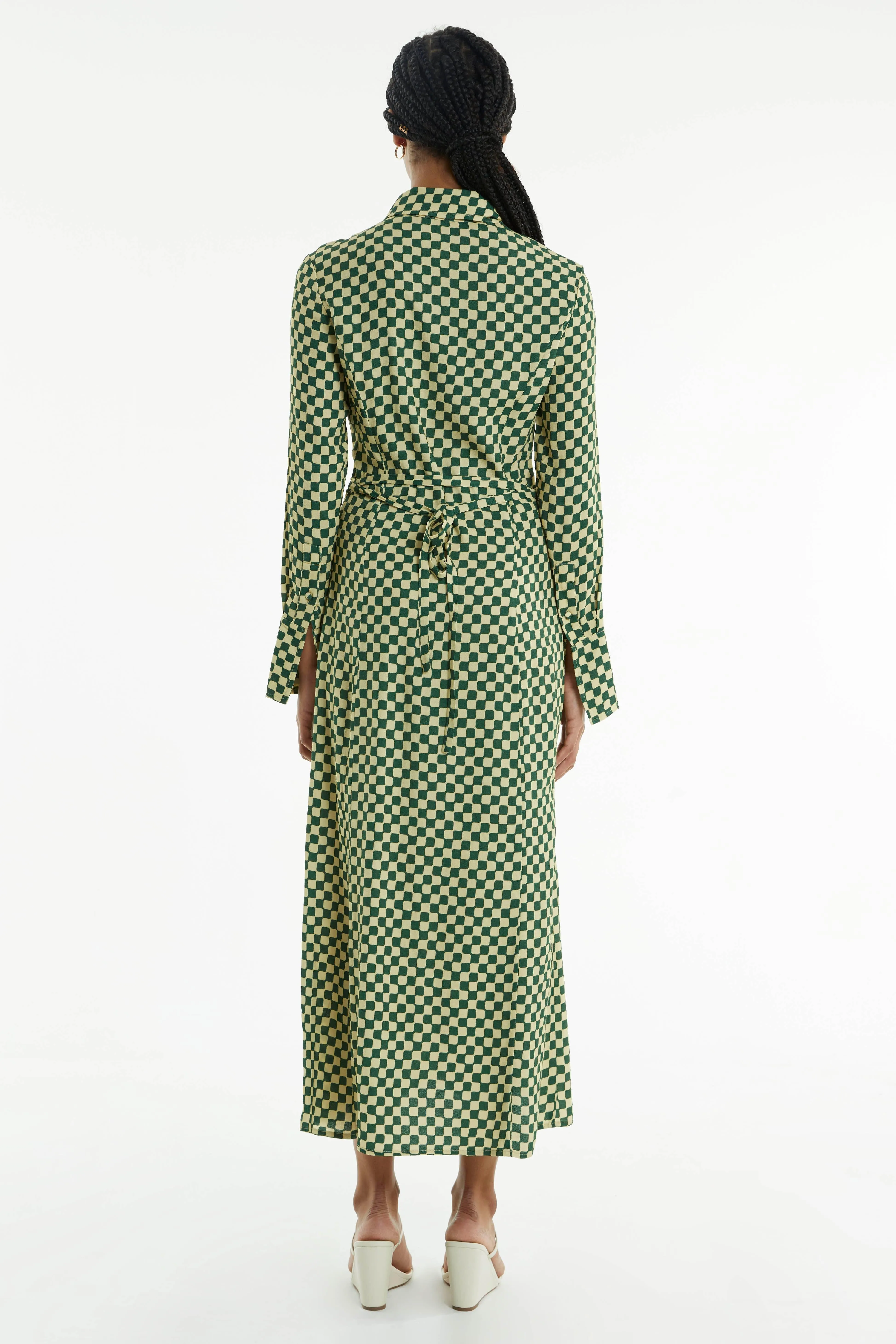 RETROSPECT MIDI SHIRT DRESS | CUBISM