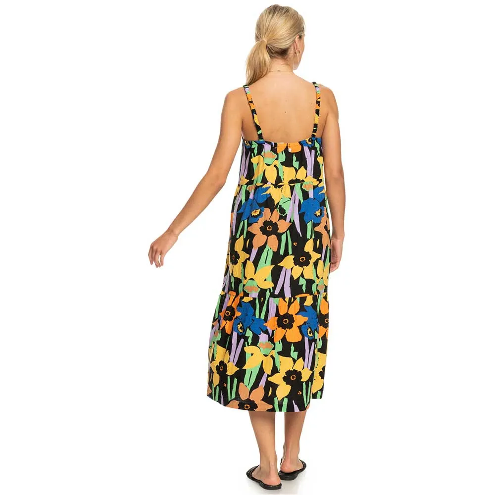 Roxy Waiting Line Printed Dress