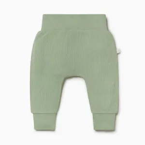Sage Ribbed Comfy Joggers