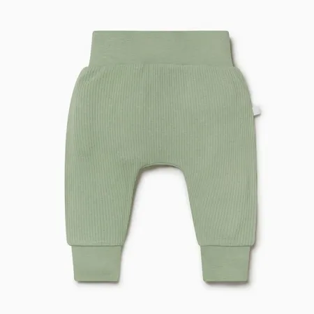 Sage Ribbed Comfy Joggers