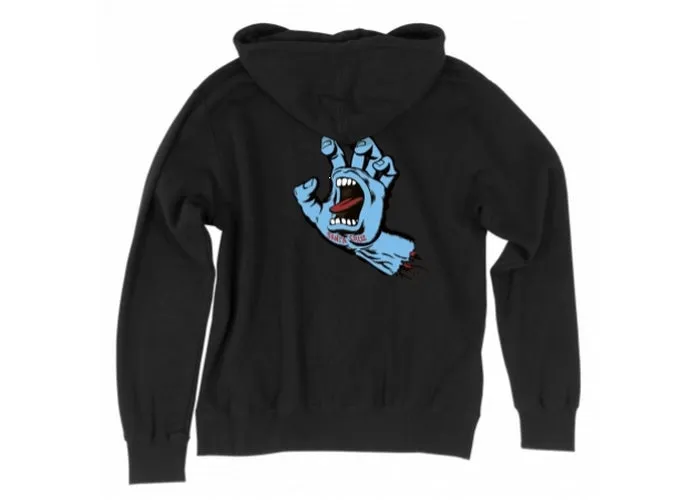 Santa Cruz Screaming Hand Hoodie Black