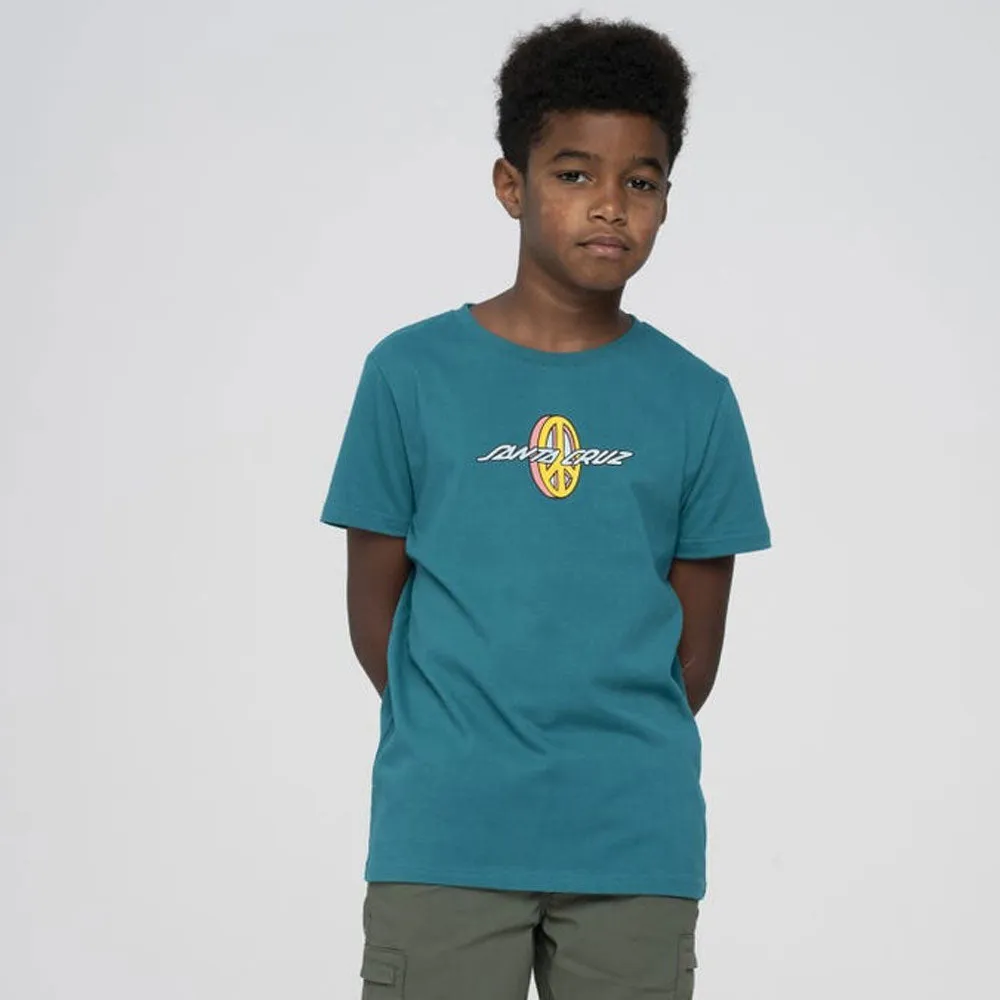 Santa Cruz Youth Peace Strip T-Shirt