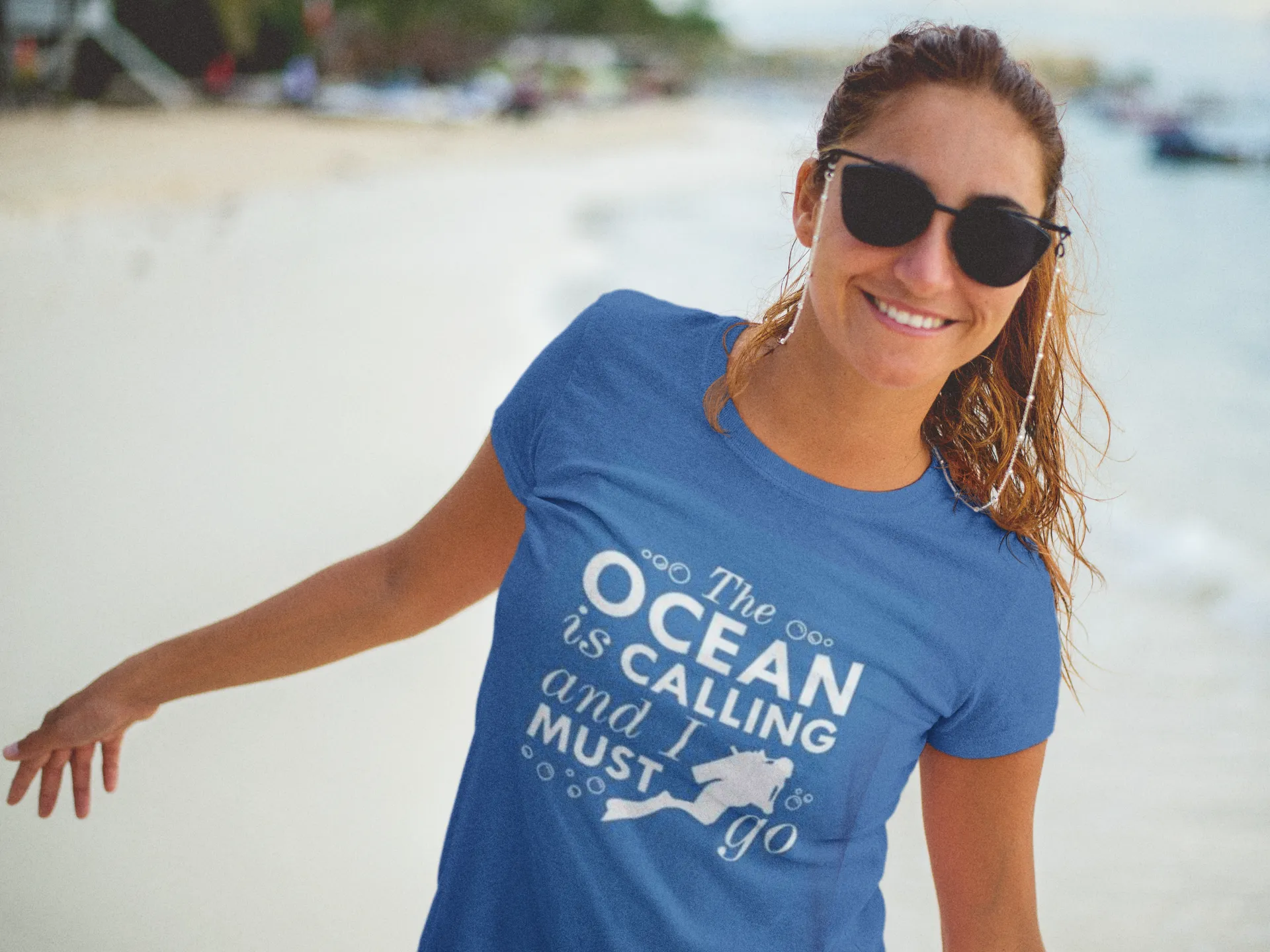 Scuba diving T-Shirt for Women | The Ocean Is Calling