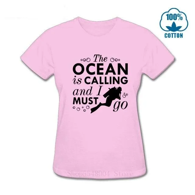 Scuba diving T-Shirt for Women | The Ocean Is Calling