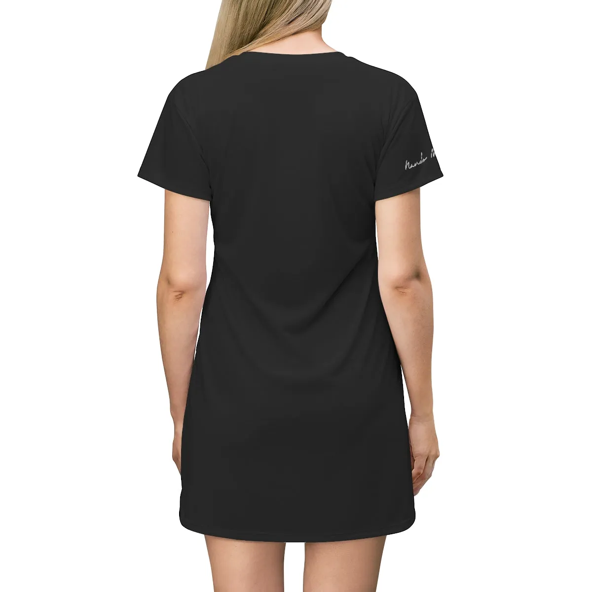 Shirtdress, Black Dreamy Kitty