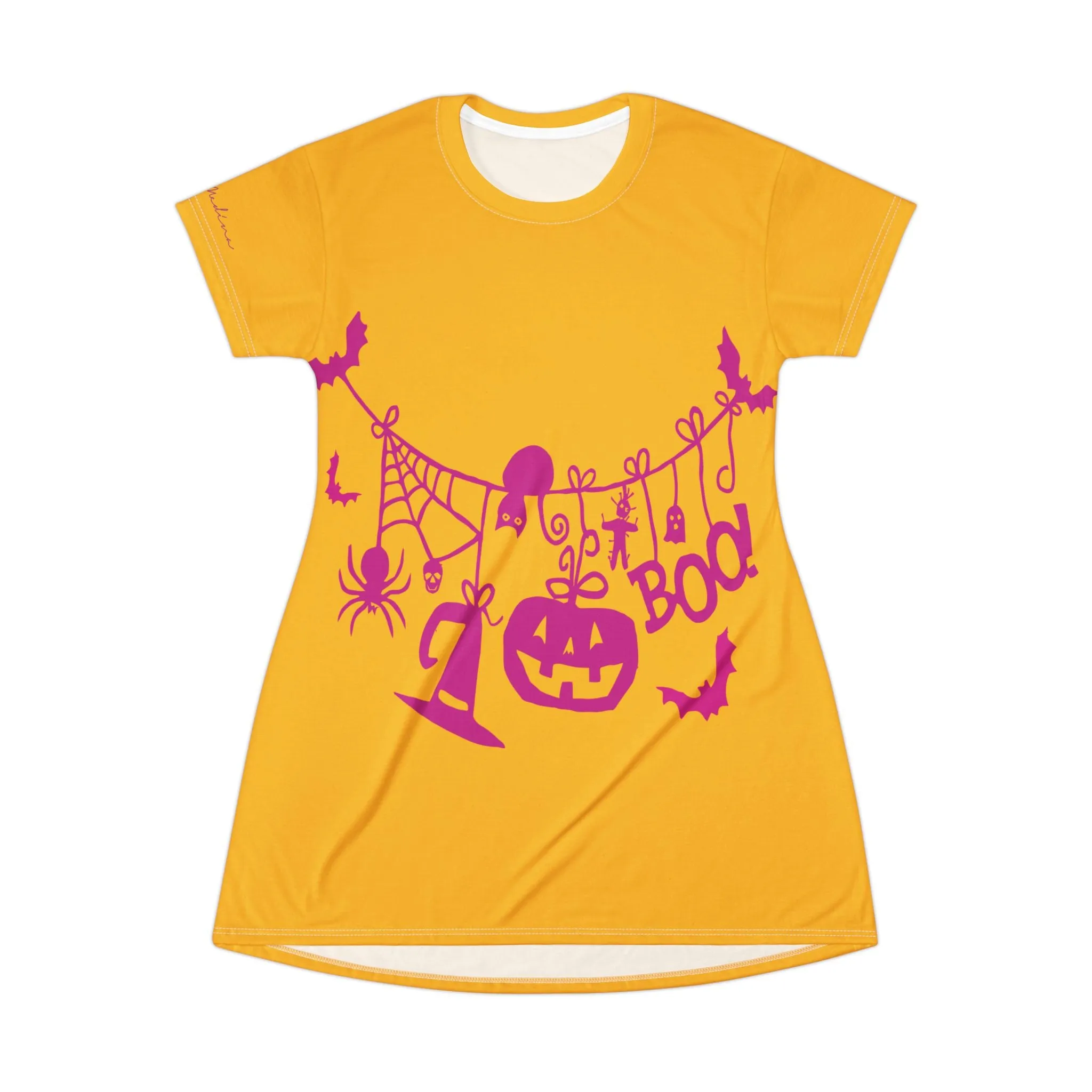 Shirtdress, Yellow Boo Party