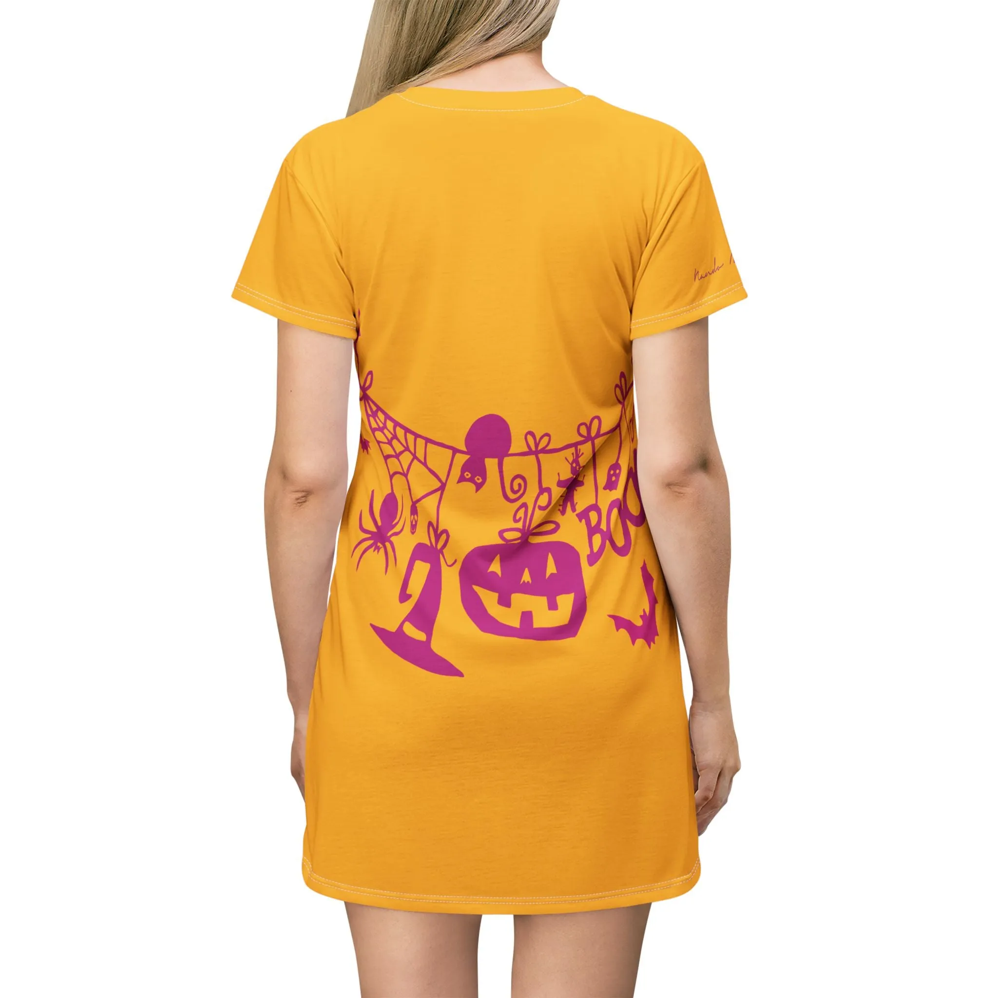 Shirtdress, Yellow Boo Party