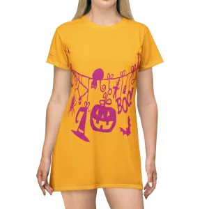 Shirtdress, Yellow Boo Party