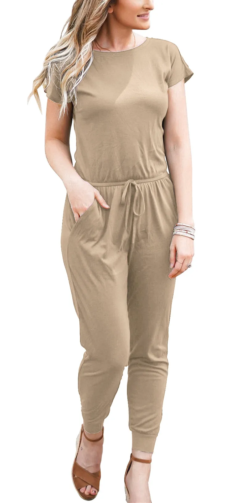 Short Sleeve Jumpsuits