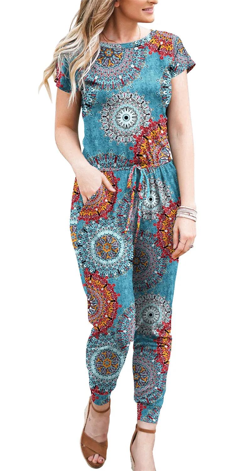 Short Sleeve Jumpsuits