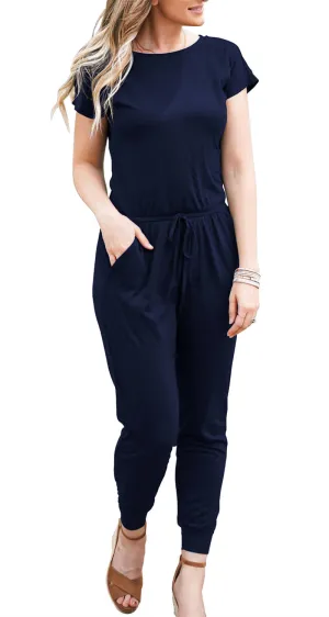 Short Sleeve Jumpsuits