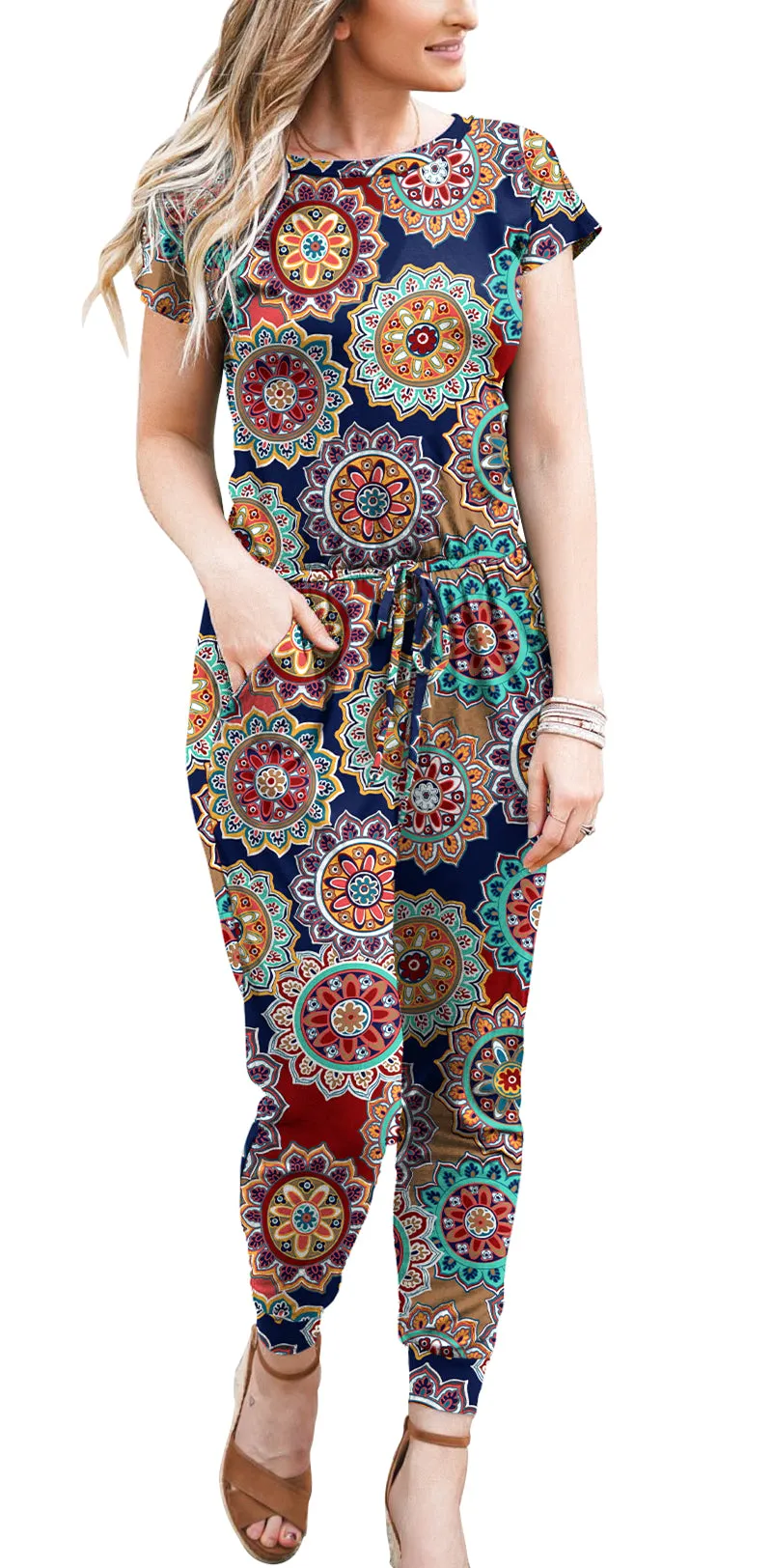 Short Sleeve Jumpsuits