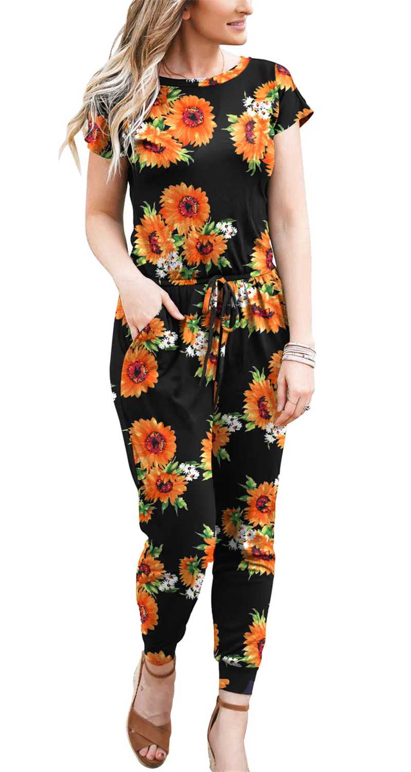 Short Sleeve Jumpsuits