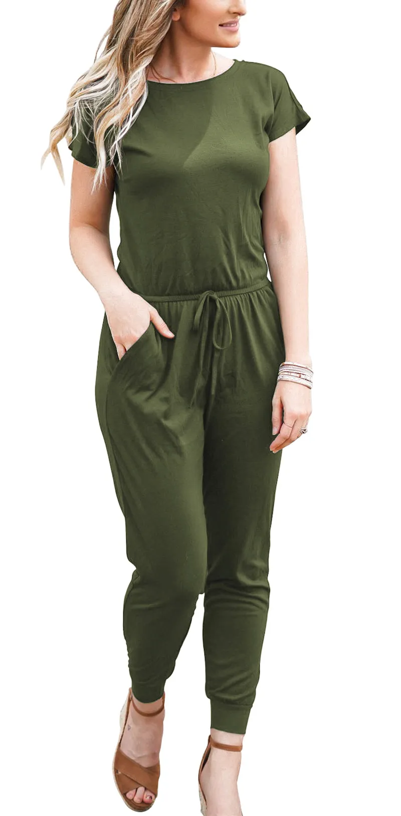 Short Sleeve Jumpsuits