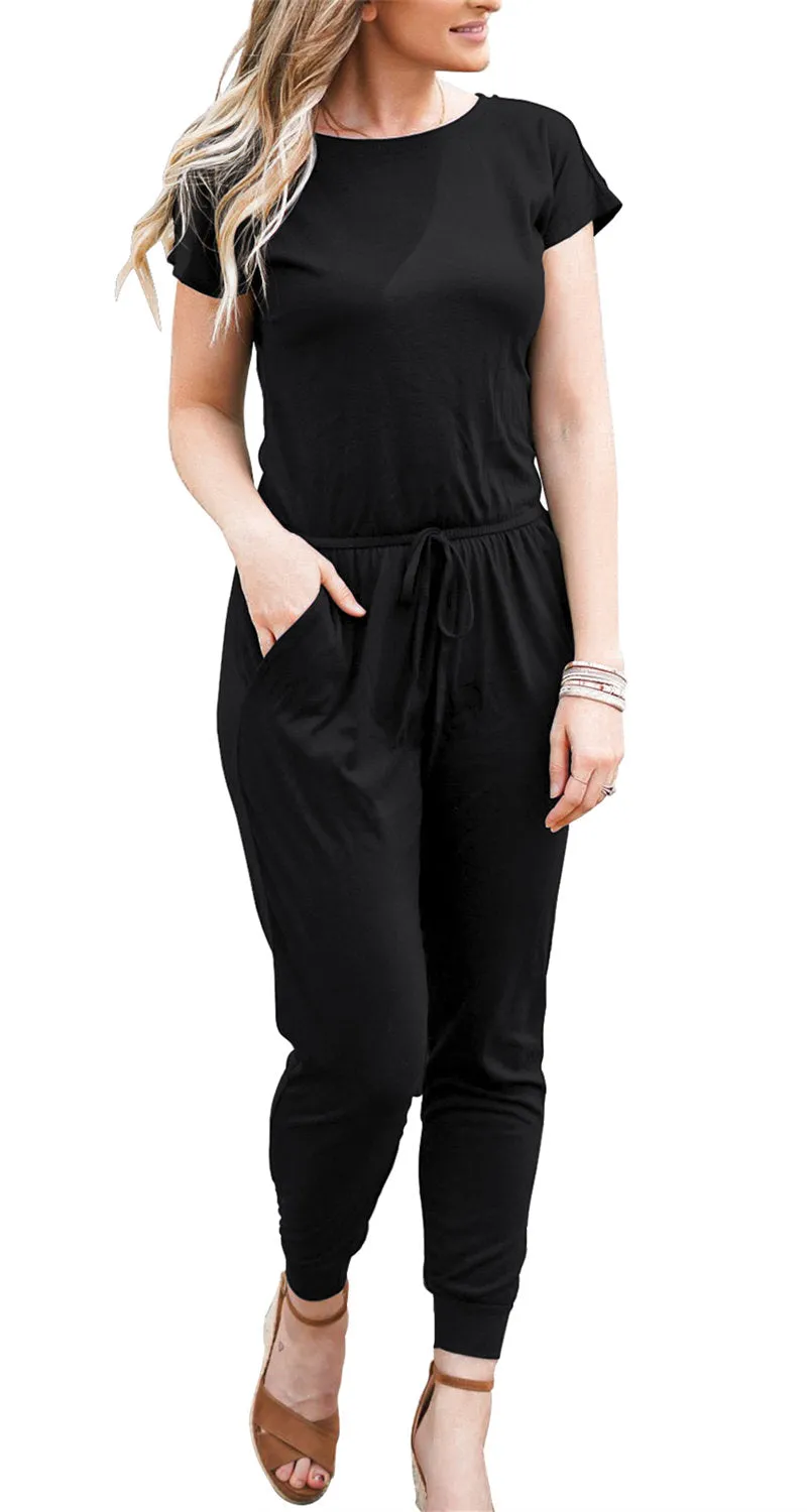 Short Sleeve Jumpsuits