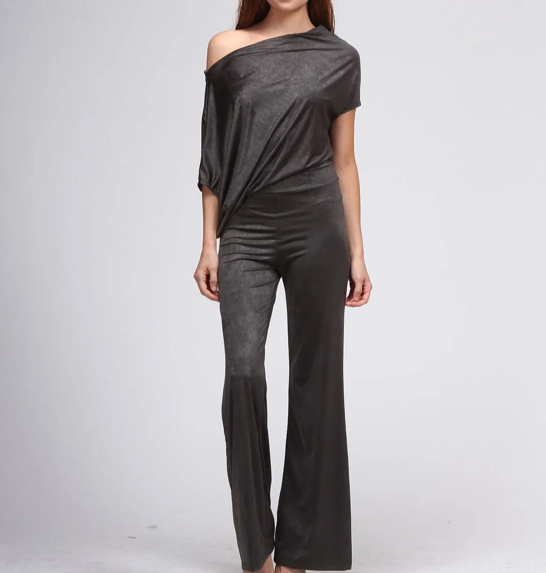 Show Me Your Shoulder Asymmetrical Jumpsuit