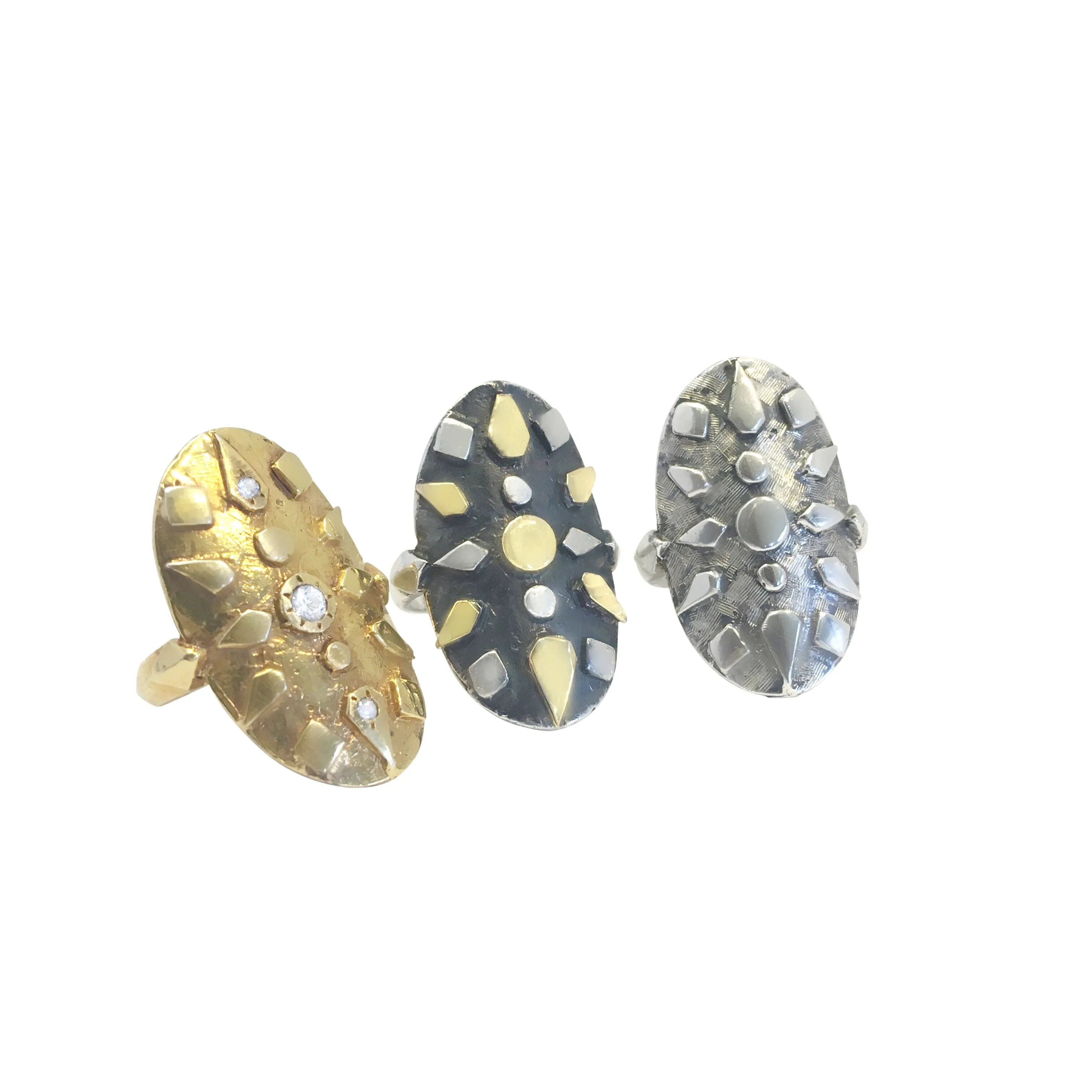 Silver Wonder Woman Shield Ring