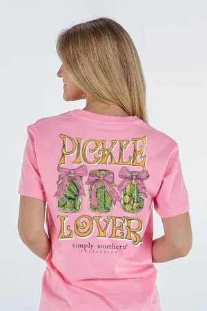 Simply Southern Pickle Lover T-Shirt for Women in Fancy Candy | SS-PICKLE-FNCYCNDY