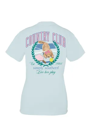 Simply Southern Plus Size Club T-Shirt for Women in Blue | EXT-SS-CLUB-SPOUT