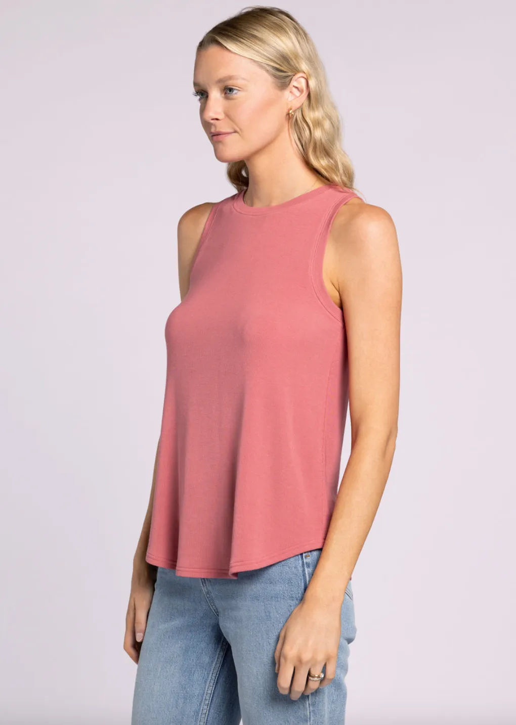 Sinclair Tank -- Slate Rose