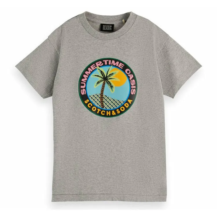 Skate-Fit Artwork T-Shirt - Grey