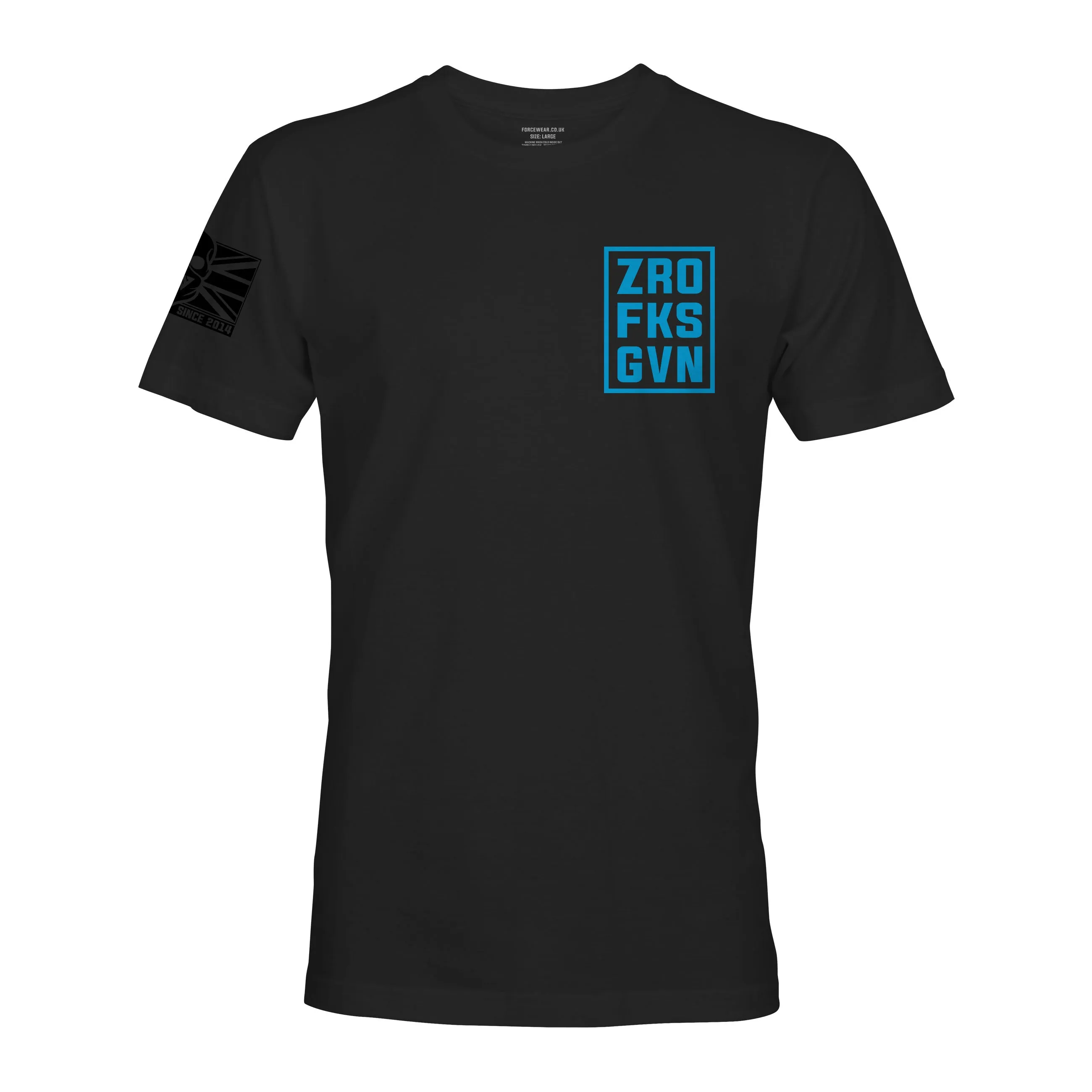 SKY BLUE ZRO FKS GVN STAMP T-SHIRT