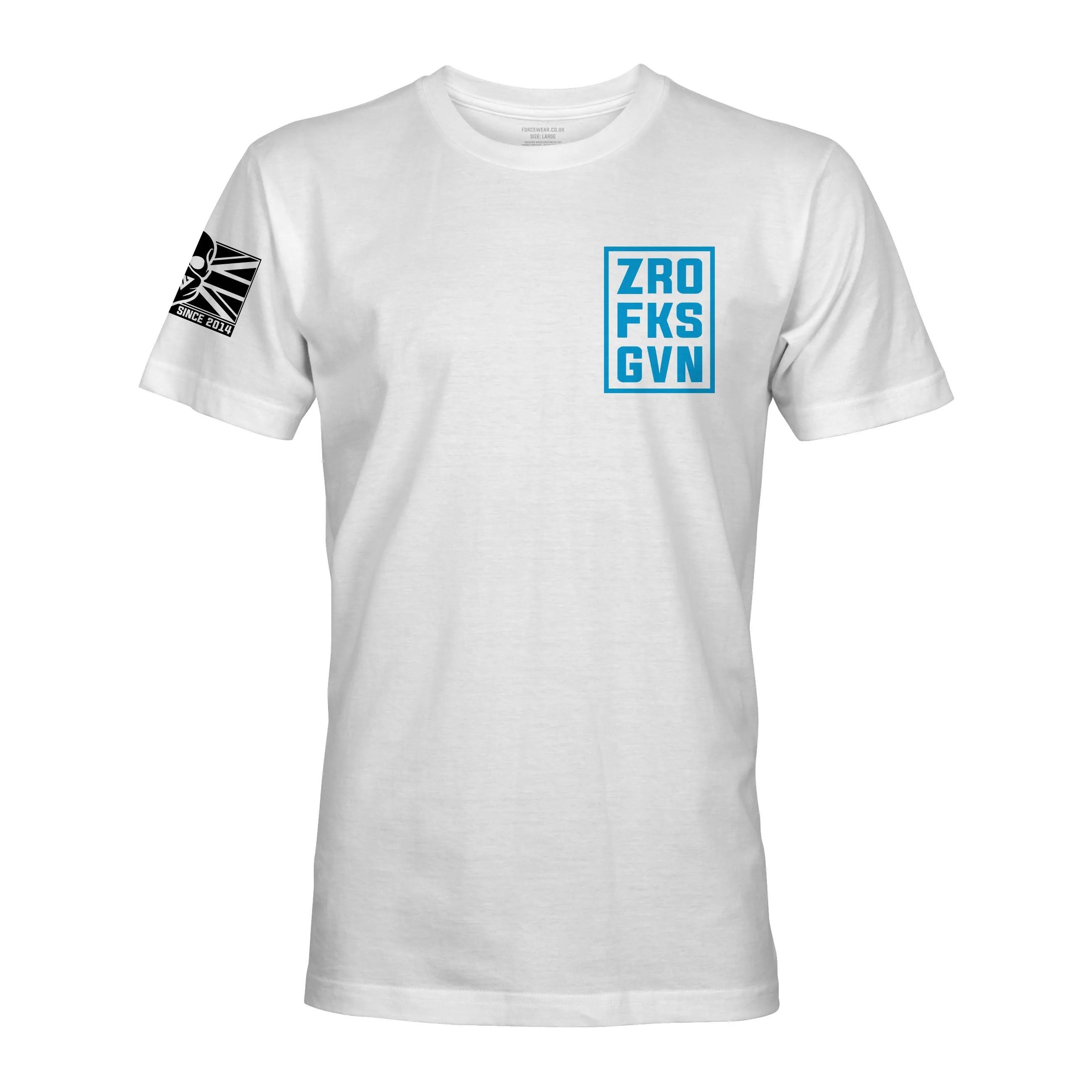 SKY BLUE ZRO FKS GVN STAMP T-SHIRT