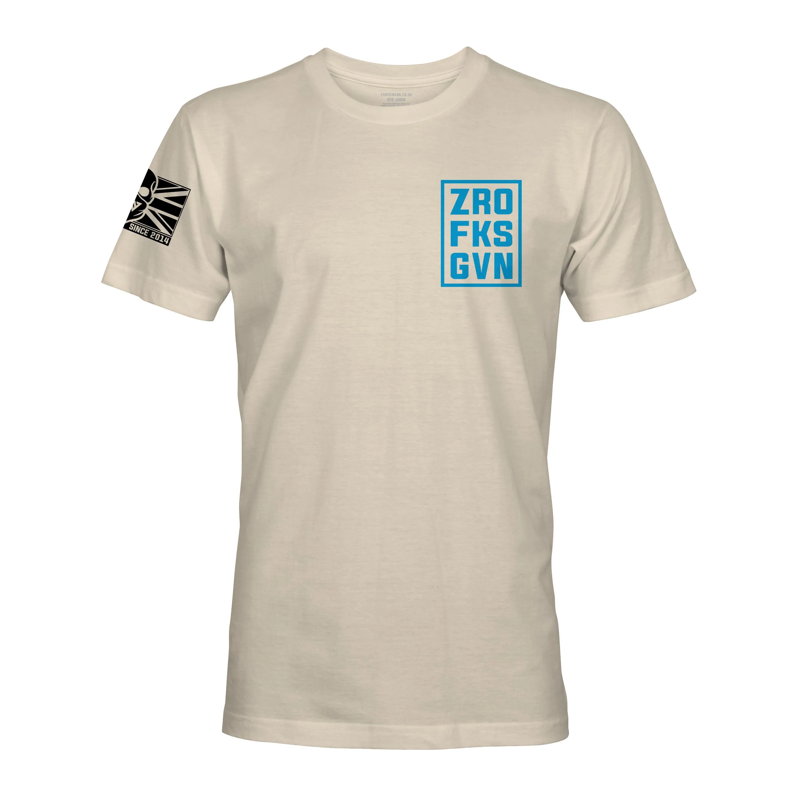 SKY BLUE ZRO FKS GVN STAMP T-SHIRT
