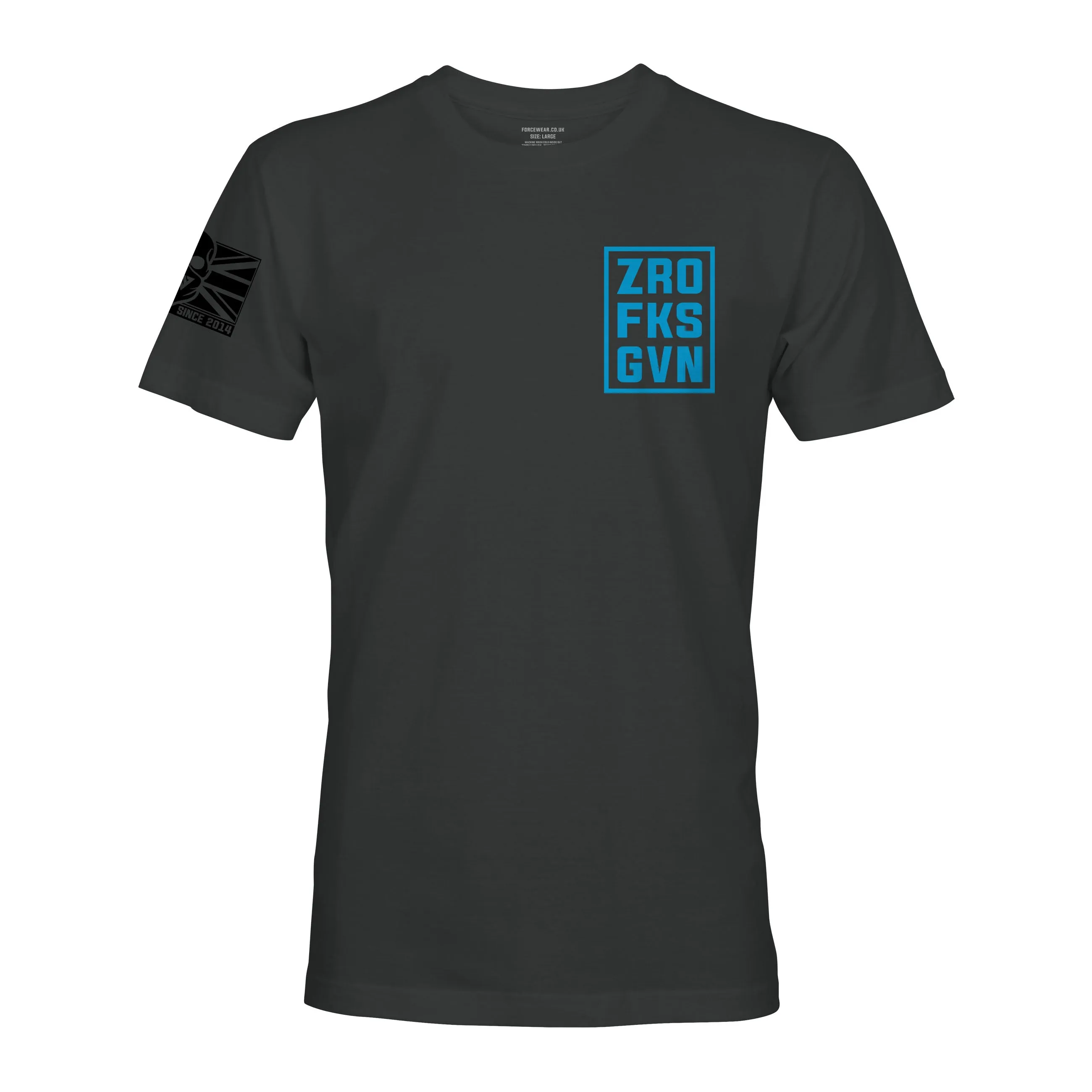 SKY BLUE ZRO FKS GVN STAMP T-SHIRT