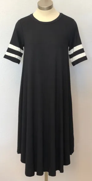 SLEEVED JERSEY DRESS