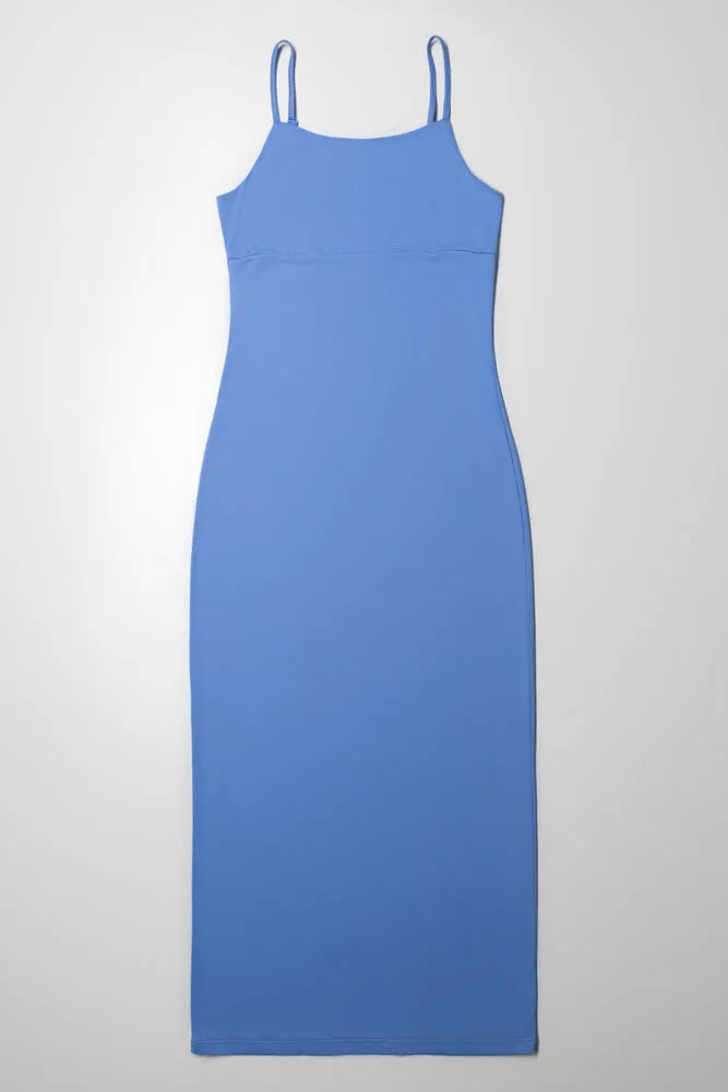 Slinky Dress Blue