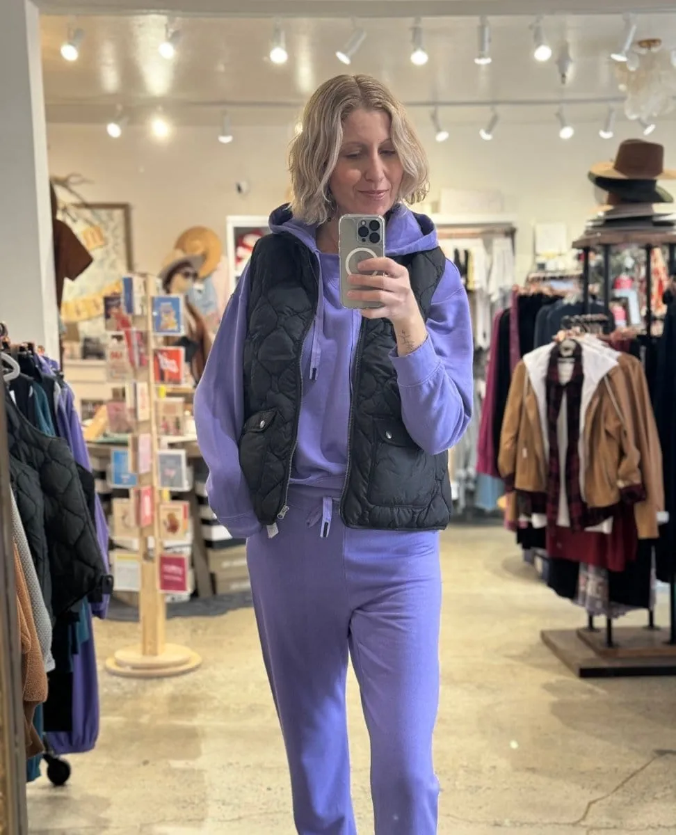 Softest Fleece Hoodie Iris
