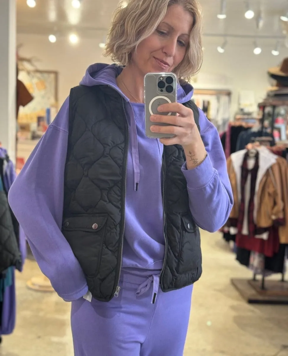 Softest Fleece Hoodie Iris