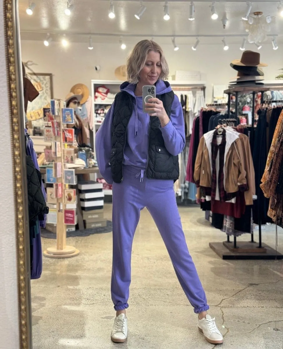 Softest Fleece Hoodie Iris