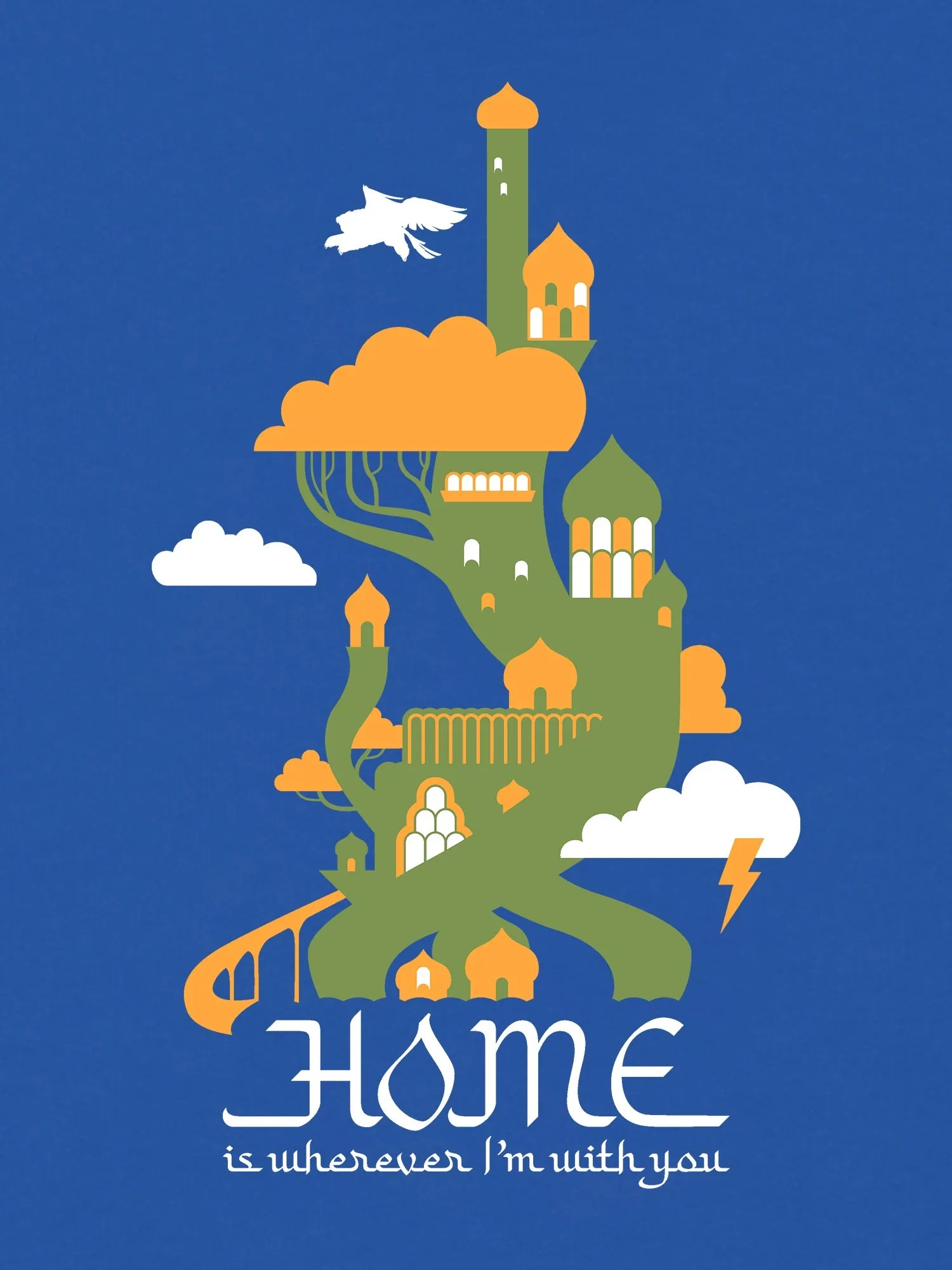 Spellbound Home is Wherever I'm with You Kid's Hoodie