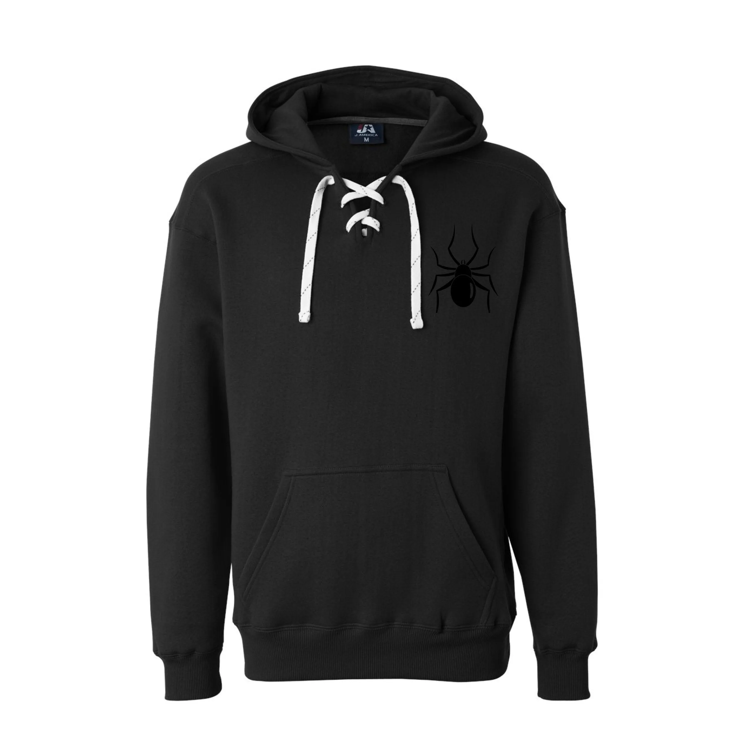 Sport Laced Hoodies Black Spider