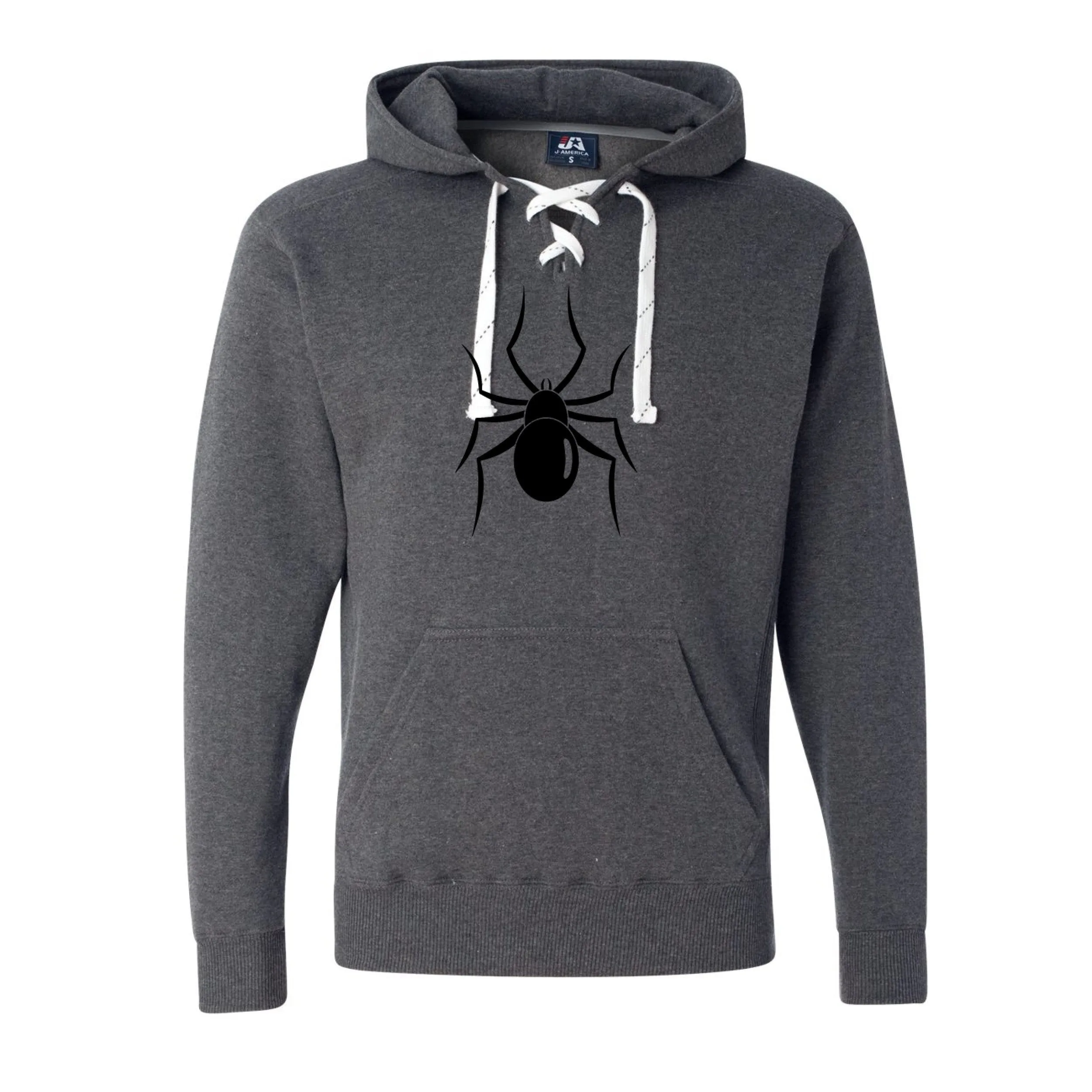 Sport Laced Hoodies Black Spider