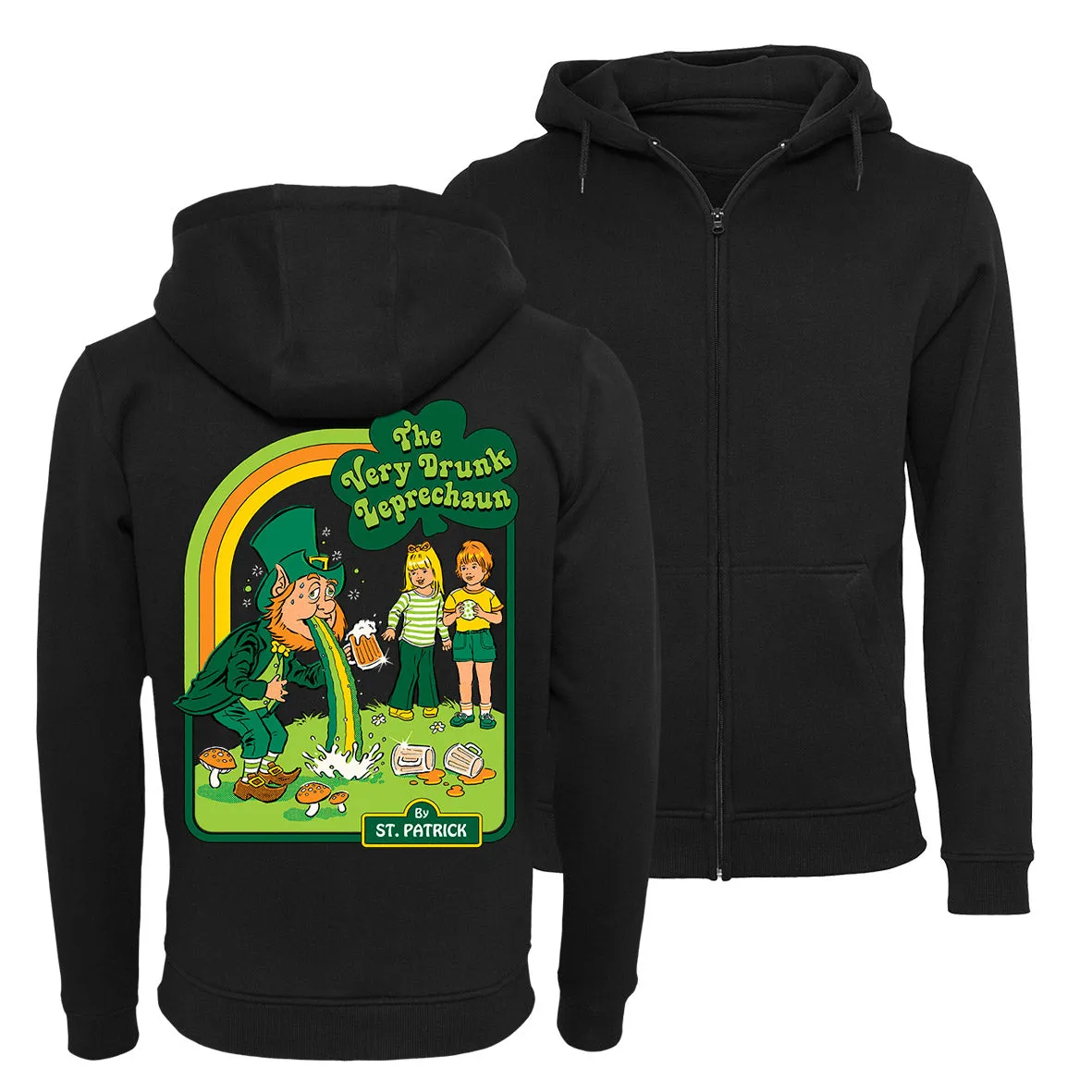 Steven Rhodes - The Very Drunk Leprechaun - Zip-Hoodie