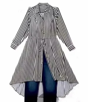 stripe long shirt