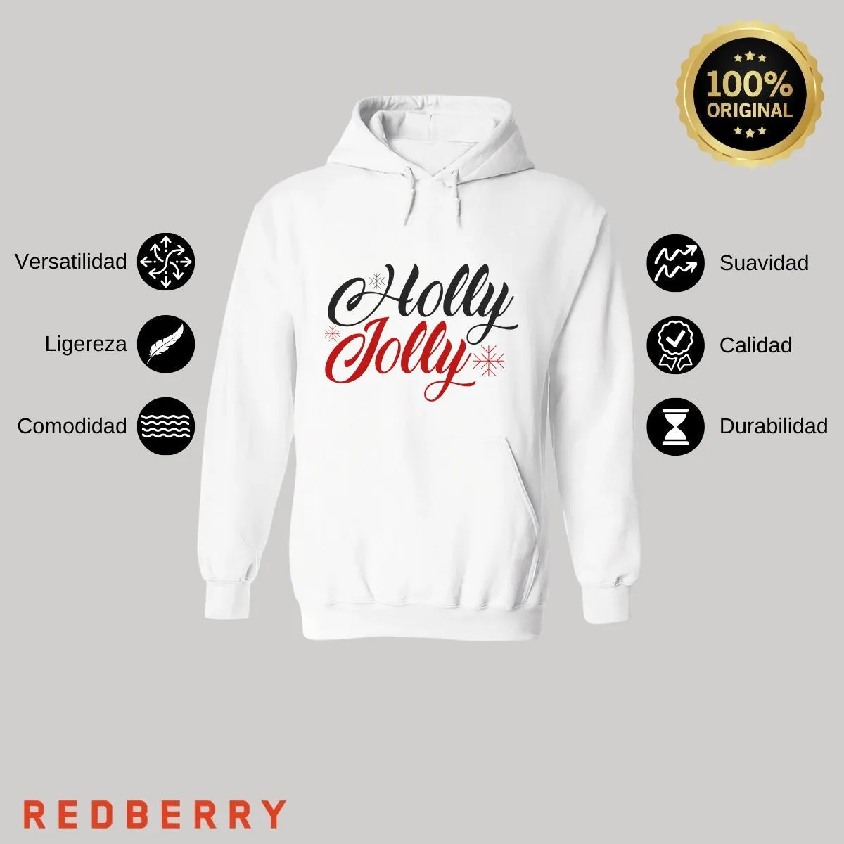 Sudadera Deportiva Mujer Navideña Hoodie 046