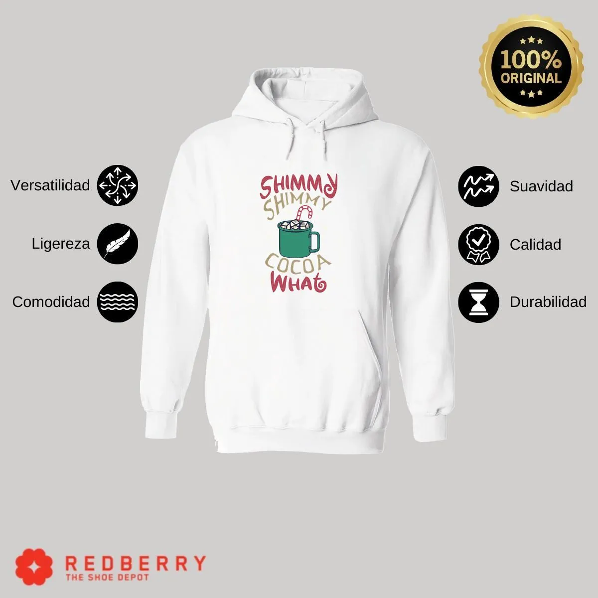 Sudadera Navideña Hombre Deportiva Hoodie 005